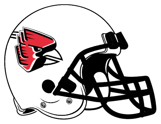 Ball State Cardinals 1990-2014 Helmet Logo Sticker Heat Transfer